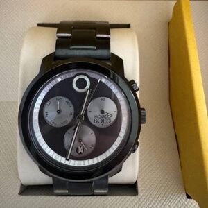 Brand new in box. Men's Movado Trend Propel Chronograph, 42mm black